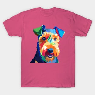 Welsh Terrier Pop Art - Dog Lover Gifts T-Shirt